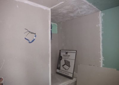 Rénovation d'un appartement à Nîmes - plaques de plâtre