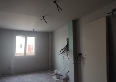 Rénovation d'un appartement à Nîmes - plaques de plâtre